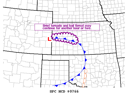 NOAA Storm Prediction Center Mesoscale Discussion 766