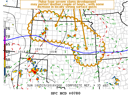 NOAA Storm Prediction Center Mesoscale Discussion 780