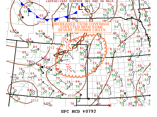 NOAA Storm Prediction Center Mesoscale Discussion 792