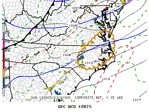 NOAA Storm Prediction Center Mesoscale Discussion 825