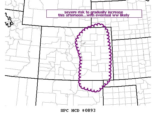 NOAA Storm Prediction Center Mesoscale Discussion 893
