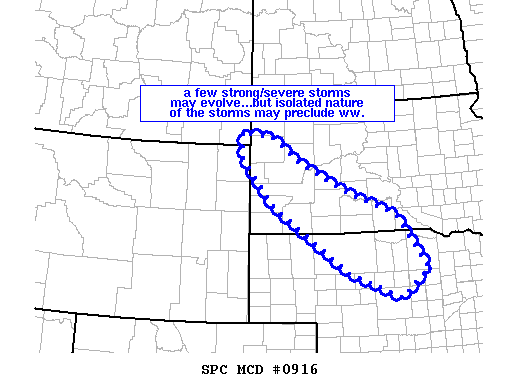 NOAA Storm Prediction Center Mesoscale Discussion 916