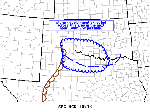 NOAA Storm Prediction Center Mesoscale Discussion 918