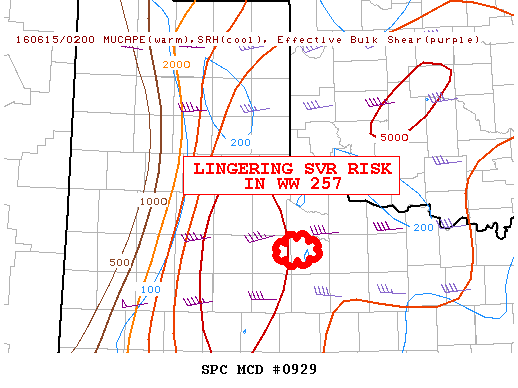 NOAA Storm Prediction Center Mesoscale Discussion 929