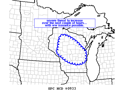 NOAA Storm Prediction Center Mesoscale Discussion 933