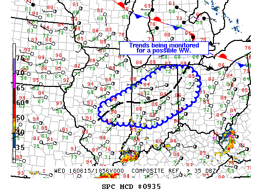 NOAA Storm Prediction Center Mesoscale Discussion 935