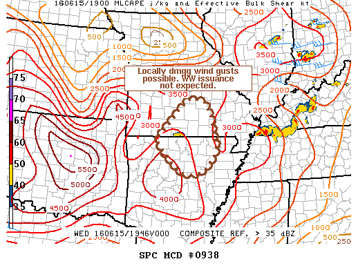 NOAA Storm Prediction Center Mesoscale Discussion 938