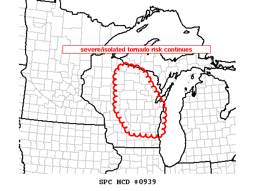 NOAA Storm Prediction Center Mesoscale Discussion 939