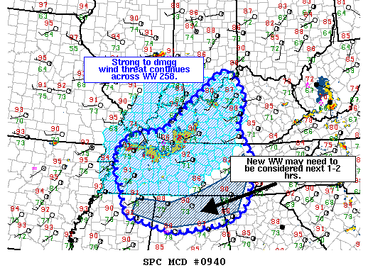 NOAA Storm Prediction Center Mesoscale Discussion 940