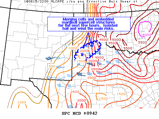 NOAA Storm Prediction Center Mesoscale Discussion 942