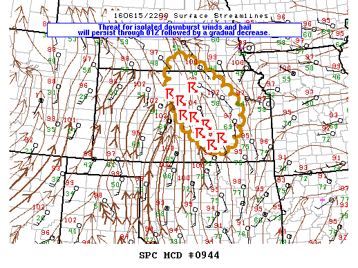 NOAA Storm Prediction Center Mesoscale Discussion 944
