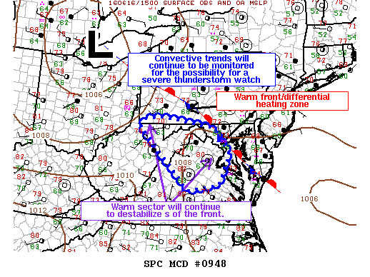 NOAA Storm Prediction Center Mesoscale Discussion 948