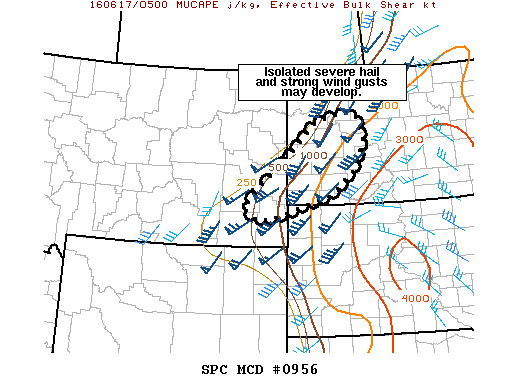NOAA Storm Prediction Center Mesoscale Discussion 956