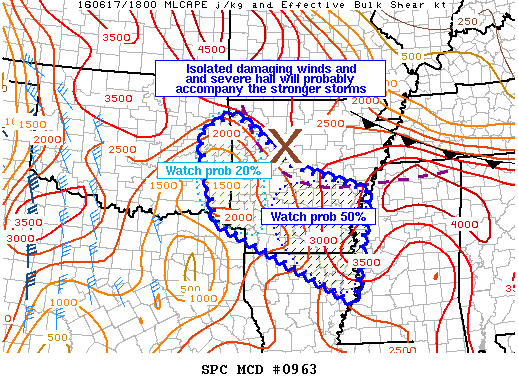 NOAA Storm Prediction Center Mesoscale Discussion 963