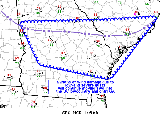 NOAA Storm Prediction Center Mesoscale Discussion 965