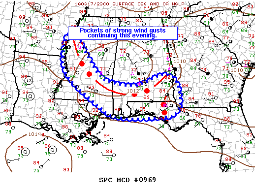 NOAA Storm Prediction Center Mesoscale Discussion 969