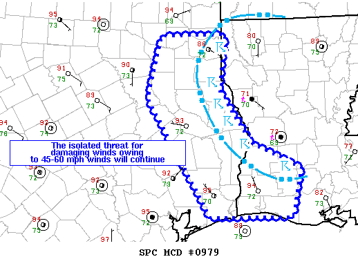 NOAA Storm Prediction Center Mesoscale Discussion 979