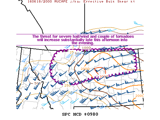 NOAA Storm Prediction Center Mesoscale Discussion 980