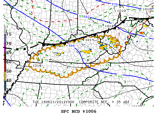 NOAA Storm Prediction Center Mesoscale Discussion 1006