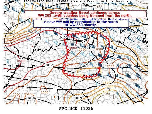 NOAA Storm Prediction Center Mesoscale Discussion 1035