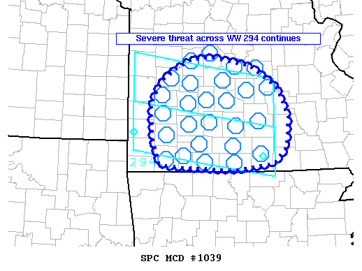 NOAA Storm Prediction Center Mesoscale Discussion 1039
