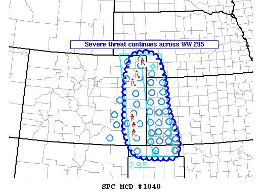 NOAA Storm Prediction Center Mesoscale Discussion 1040