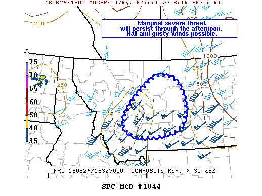 NOAA Storm Prediction Center Mesoscale Discussion 1044