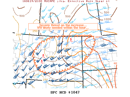 NOAA Storm Prediction Center Mesoscale Discussion 1047