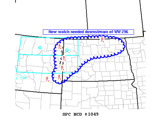 NOAA Storm Prediction Center Mesoscale Discussion 1049