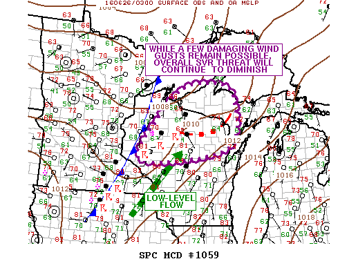 NOAA Storm Prediction Center Mesoscale Discussion 1059