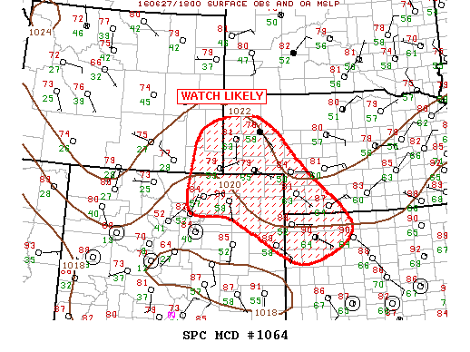 NOAA Storm Prediction Center Mesoscale Discussion 1064