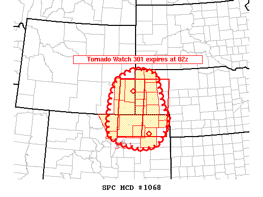 NOAA Storm Prediction Center Mesoscale Discussion 1068