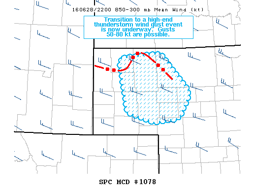 NOAA Storm Prediction Center Mesoscale Discussion 1078