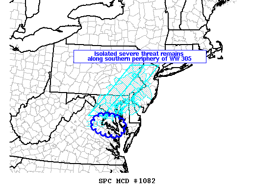 NOAA Storm Prediction Center Mesoscale Discussion 1082