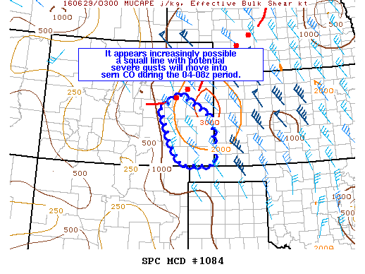 NOAA Storm Prediction Center Mesoscale Discussion 1084