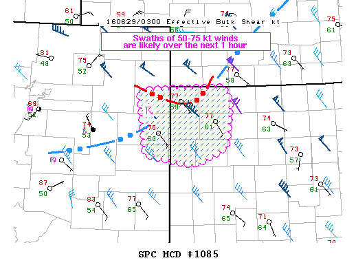 NOAA Storm Prediction Center Mesoscale Discussion 1085