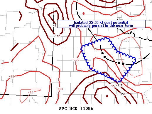 NOAA Storm Prediction Center Mesoscale Discussion 1086