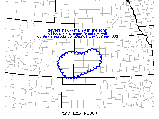 NOAA Storm Prediction Center Mesoscale Discussion 1087