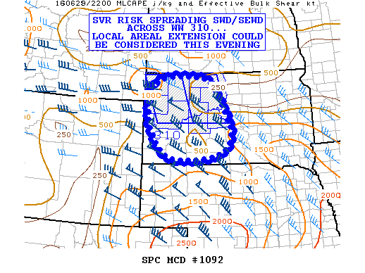 NOAA Storm Prediction Center Mesoscale Discussion 1092