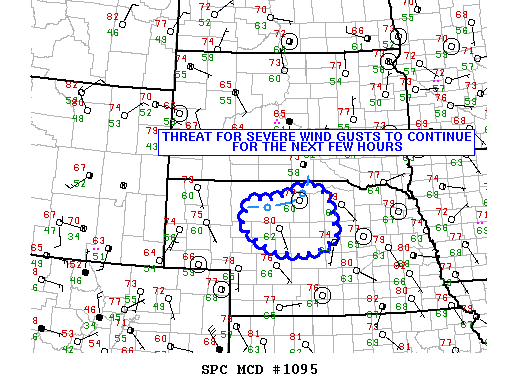 NOAA Storm Prediction Center Mesoscale Discussion 1095