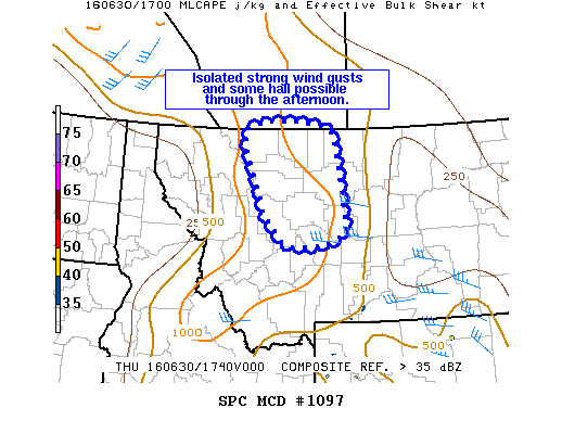 NOAA Storm Prediction Center Mesoscale Discussion 1097