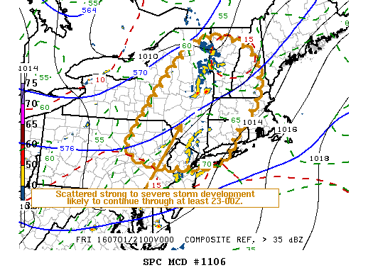 NOAA Storm Prediction Center Mesoscale Discussion 1106