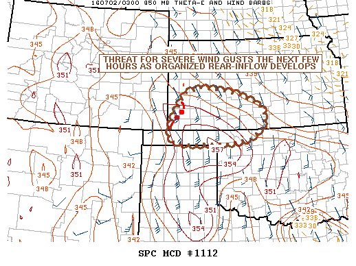 NOAA Storm Prediction Center Mesoscale Discussion 1112