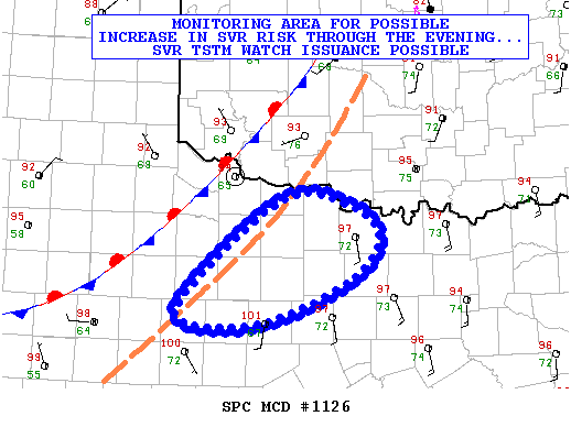 NOAA Storm Prediction Center Mesoscale Discussion 1126