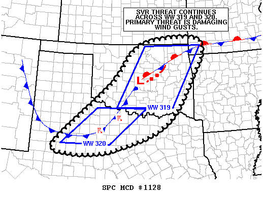 NOAA Storm Prediction Center Mesoscale Discussion 1128