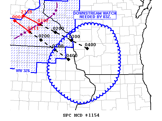 NOAA Storm Prediction Center Mesoscale Discussion 1154