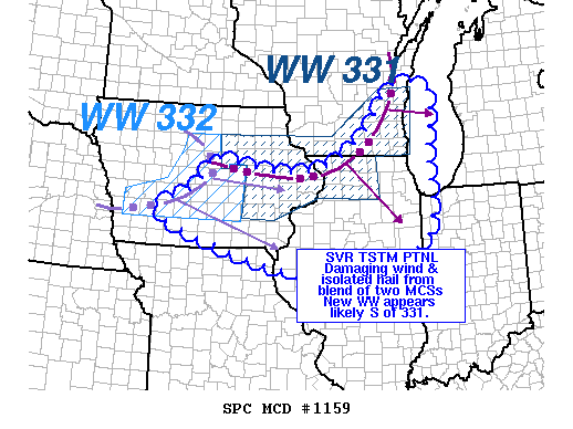 NOAA Storm Prediction Center Mesoscale Discussion 1159