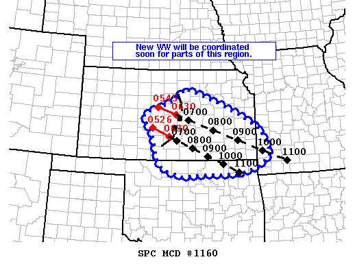 NOAA Storm Prediction Center Mesoscale Discussion 1160