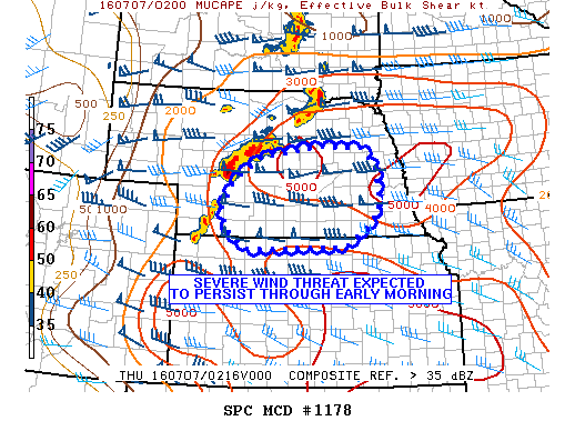 NOAA Storm Prediction Center Mesoscale Discussion 1178