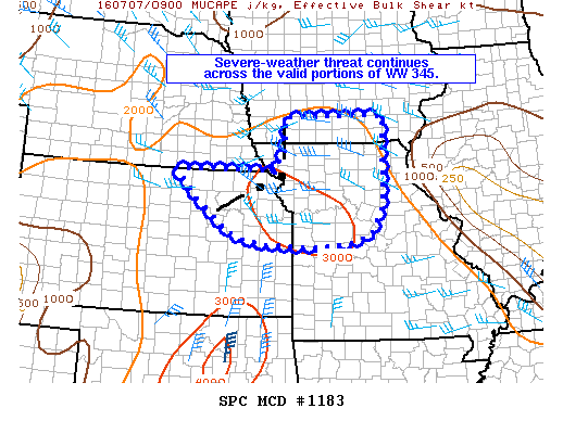 NOAA Storm Prediction Center Mesoscale Discussion 1183